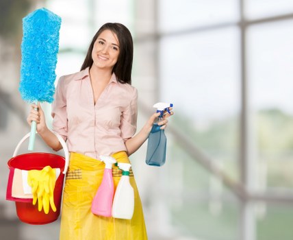 Illustration of cookie categories used on a carpet cleaning website