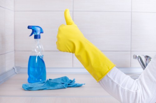 Final service documentation and lawful completion of a carpet cleaning job